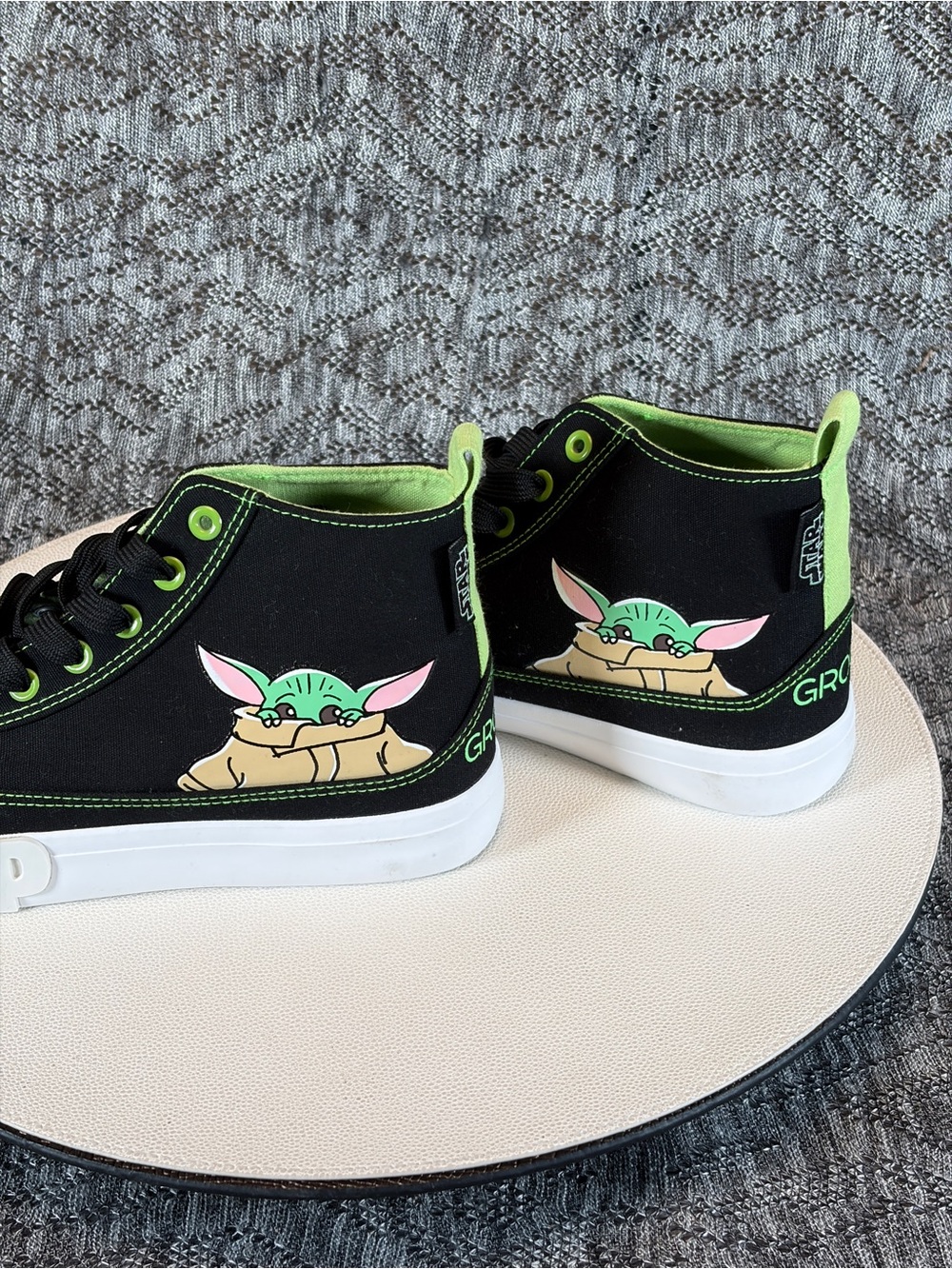 Ground Up Star Wars Grogu High Top sneaker shoe baby yoda - Picture 4 of 8